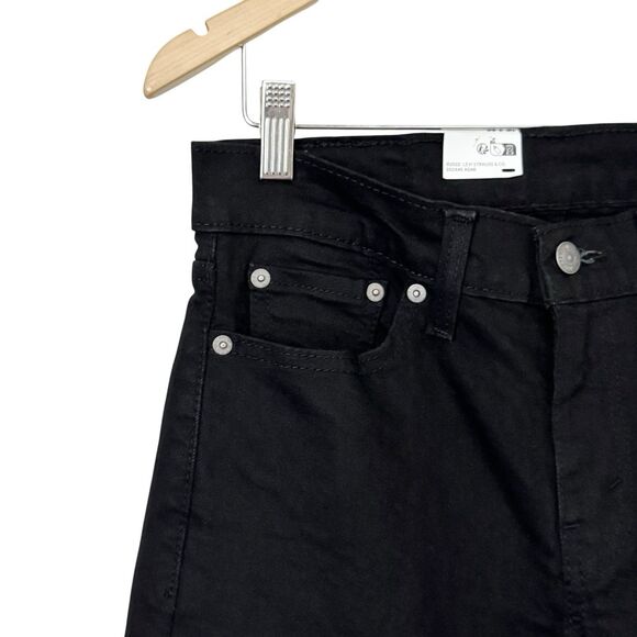 Levis 511 Slim Fit Black Denim Jeans Stretch Flex Mens Size 29x30 - Picture 4 of 11